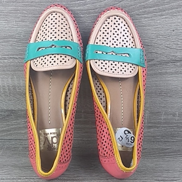Dolce Vita Shoes - Loafer flats wingtip slip on heel shoes like new